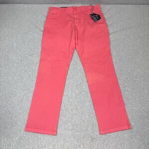 Vineyard Vines Slim Fit Pants Men's 33x30 Lobster Reef Pink NWT